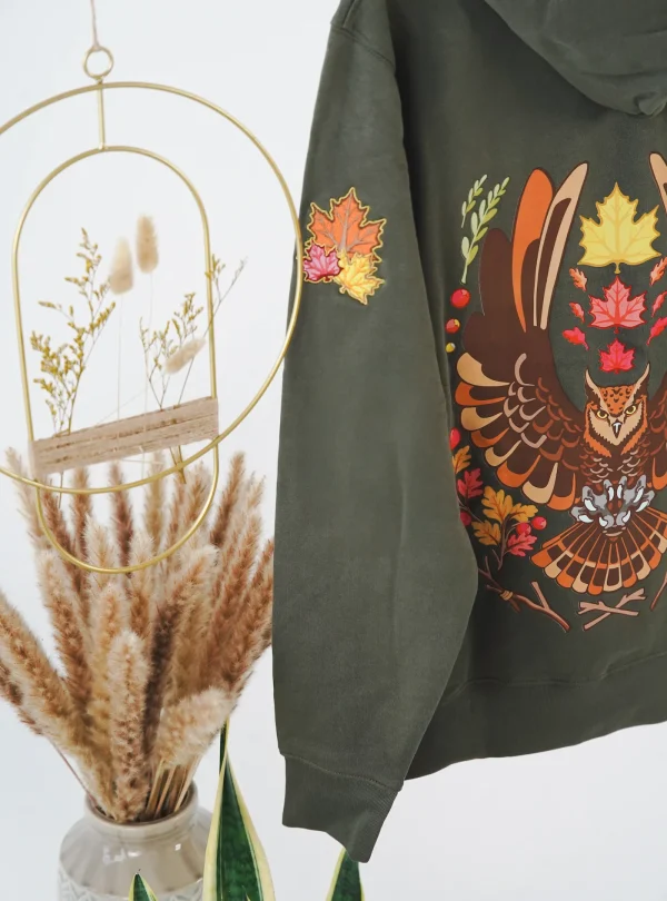 Reena Shop habla por ti - Sudadera Búho Verde militar Reena Shop habla por ti - Sudadera Búho Verde militar