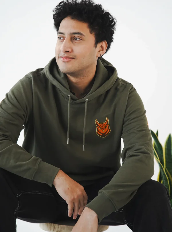 Reena Shop habla por ti - Sudadera Búho Verde militar Reena Shop habla por ti - Sudadera Búho Verde militar